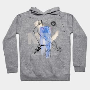 crow collage Hoodie